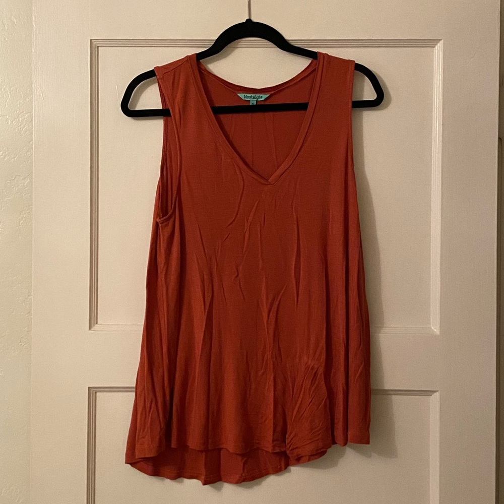 Burnt Orange Tank Top